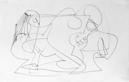 6"x8" Ink on Paper (1964)