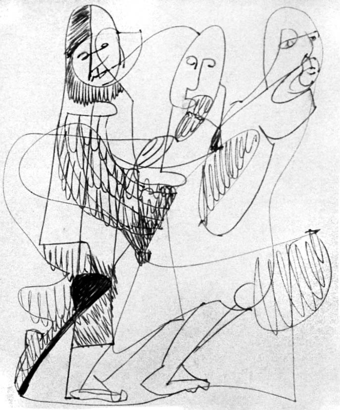 8"x10" Ink on Paper (1964)