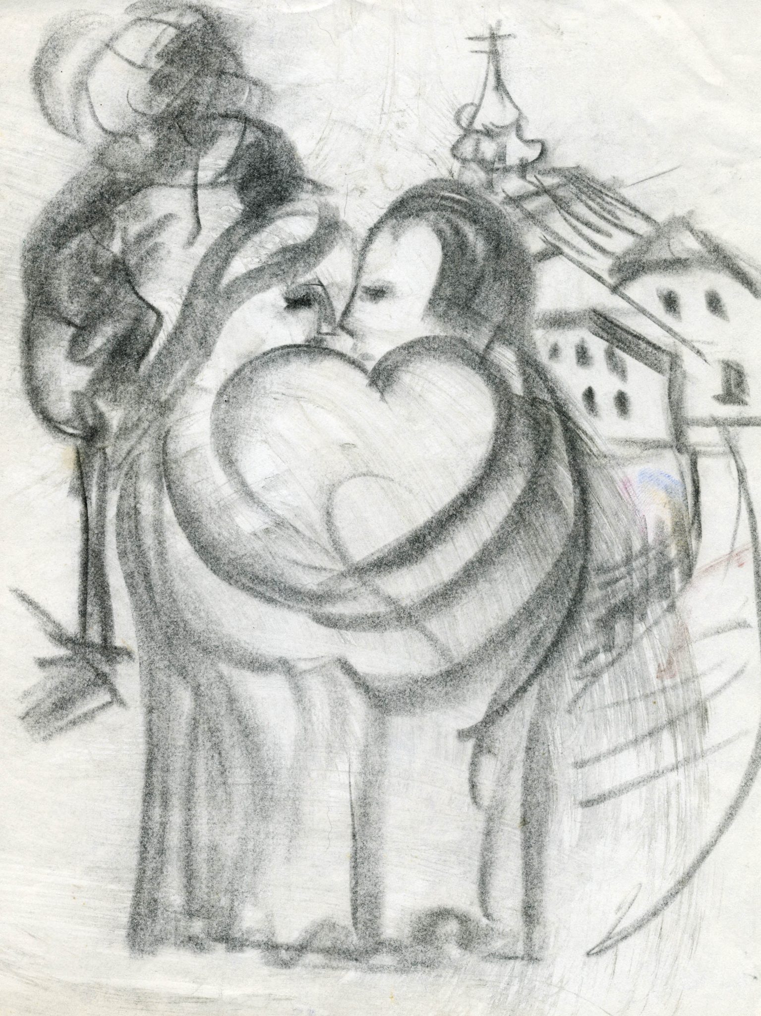 8"x11" Charcoal on Paper (2004)
