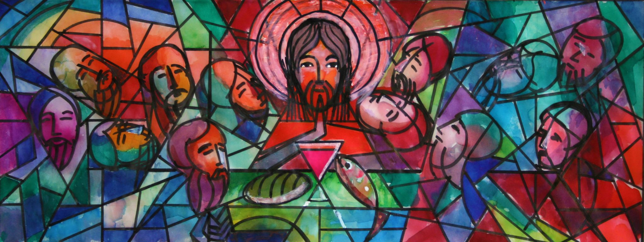 8"x20" Oil on Paper (1998)